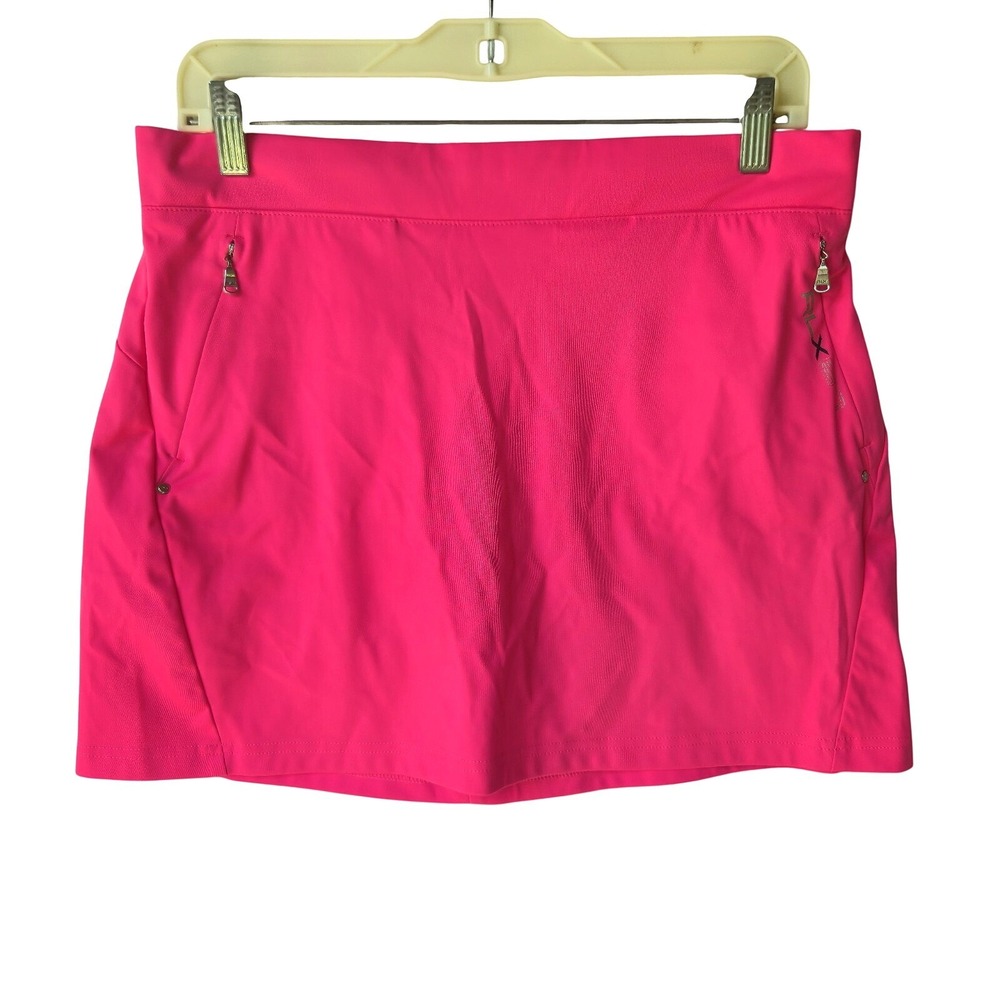 RLX Ralph Lauren Pink Golf Skort Women's Size S Athletic Tennis Skirt Zip Pocket